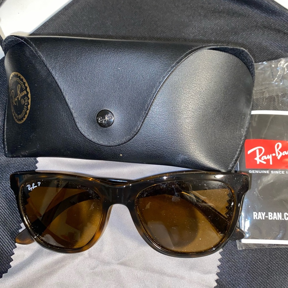 Ray Ban Polarized Tortoise Sunglasses